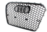 13-17 AUDI A5 S5 B8.5 - RS STYLE FRONT HONEYCOMB GRILL