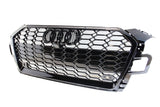 21-24 AUDI A5 S5 B9.5 - RS STYLE FRONT HONEYCOMB GRILL