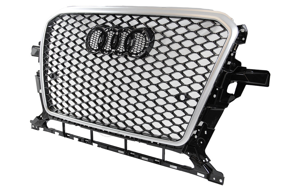 13-17 AUDI Q5/SQ5 | RSQ5 STYLE FRONT HONEYCOMB GRILL @ iGround Canada