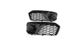 18-20 AUDI Q5/SQ5 - RS STYLE FOGS HONEYCOMB GRILLES