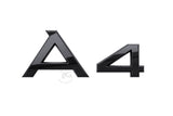 AUDI A4 TRUNK EMBLEM - BLACK