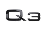 AUDI Q3 TRUNK EMBLEM - BLACK