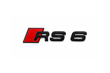Load image into Gallery viewer, AUDI RS6 TRUNK EMBLEM - BLACK