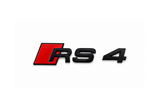 AUDI RS4 TRUNK EMBLEM - BLACK
