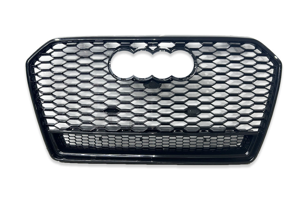 16-18 AUDI A6 S6 C7.5 - RS STYLE FRONT HONEYCOMB GRILLE V2