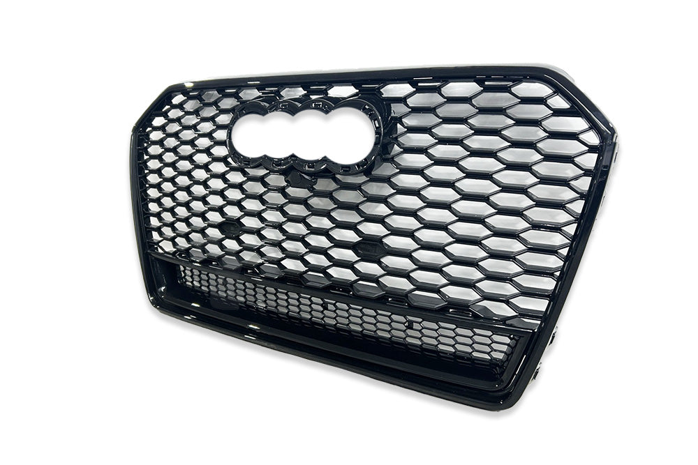 16-18 AUDI A6 S6 C7.5 - RS STYLE FRONT HONEYCOMB GRILLE V2