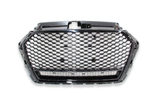 Load image into Gallery viewer, 17-20 AUDI A3 S3 8V - RS STYLE FRONT HONEYCOMB GRILLE V2 BADGELESS
