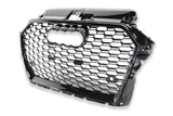 17-20 AUDI A3 S3 8V - RS STYLE FRONT HONEYCOMB GRILLE