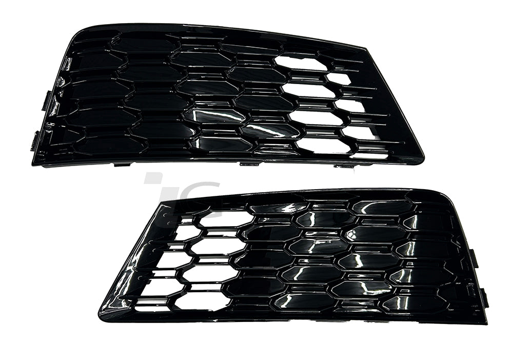 17-19 AUDI A4 S4 B9 - V2 RS STYLE SIDE HONEYCOMB GRILLS