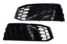 Charger l'image dans la galerie, 17-19 AUDI A4 S4 B9 - V2 RS STYLE SIDE HONEYCOMB GRILLS