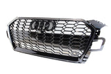 21-23 AUDI A5 S5 B9.5 - RS STYLE FRONT HONEYCOMB GRILL