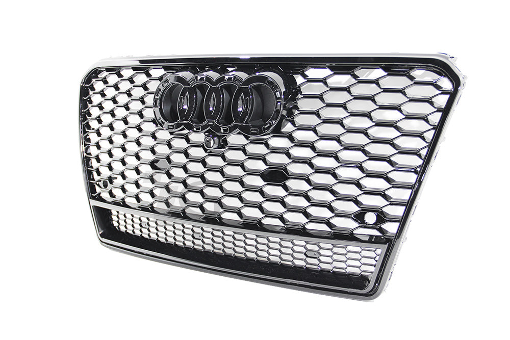 12-15 AUDI A7 S7 C7 - RS STYLE FRONT HONEYCOMB GRILL