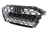 21-23 AUDI A3 S3 8Y - RS STYLE FRONT HONEYCOMB GRILLE