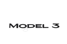 17-24 TESLA MODEL 3 - TRUNK EMBLEM (BLACK)