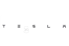 17-24 TESLA 3D LETTERS- TRUNK EMBLEM (BLACK)