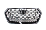 18-20 AUDI Q5/SQ5 - RS STYLE FRONT HONEYCOMB GRILL