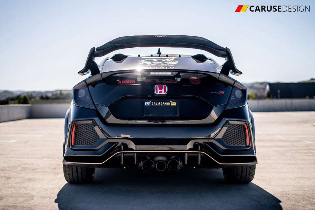 17-21 CIVIC FK8 TYPE-R - CARUSE DESIGN AERO FLAP VISOR V3