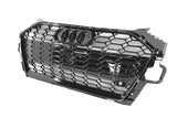 20-23 AUDI A4 S4 B9.5 - RS STYLE FRONT HONEYCOMB GRILL