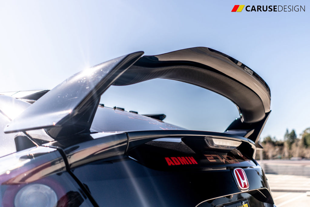 17-21 CIVIC FK8 TYPE-R - CARUSE DESIGN AERO FLAP VISOR V3