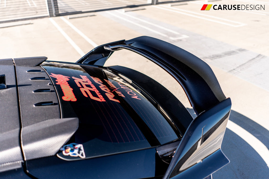 17-21 CIVIC FK8 TYPE-R - CARUSE DESIGN AERO FLAP VISOR V3