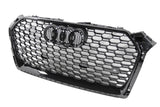 18-20 AUDI A5 S5 B9 - RS STYLE FRONT HONEYCOMB GRILL